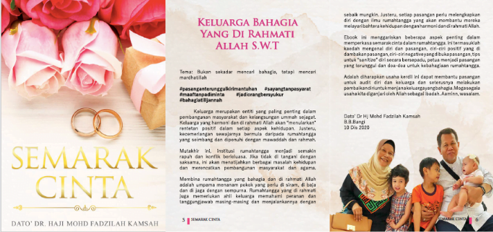 E-Book Semarak Cinta Dato' Dr. Haji Fadzilah Kamsah